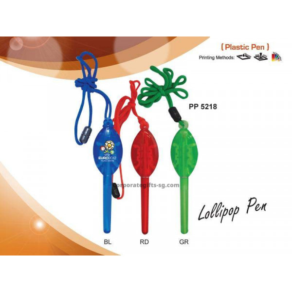 PP 5218 Lollipop Pen (Plastic Pen)